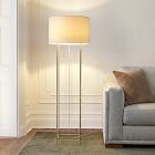 Naomie Silk Floor Lamp (55")