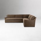 Delara Slipcover L-Shaped Sectional (124")