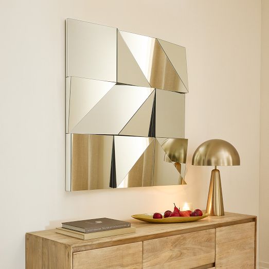 Square Mosaic Wall Mirror | West Elm