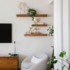 Emmerson® Reclaimed Wood Floating Wall Shelves (24"&ndash;48") - ADA