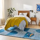 Half Moon Easy Care Wool Rug