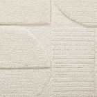Textured Shapes Wool Rug