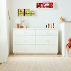 Kids Milo 6-Drawer Dresser (56")