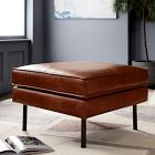 Axel Leather Ottoman