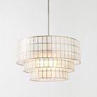 Capiz Tiered Chandelier (24")