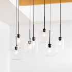 Sculptural 7-Light Multi Chandelier (47")