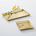 Foundations Polished Brass Metal Trays