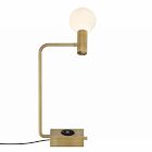 Modern Deco LED Wireless Charging &amp; USB Task Lamp (17.5")
