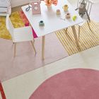 Pieced Circle Wool Rug