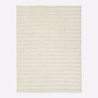 Open Box: Braid Stripe Wool Rug (5' x 8') - White
