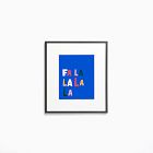 FALALALALA Framed Wall Art by Ampersand Design Studio