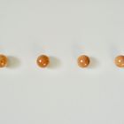 Modern Home by Bellver Wooden Ball Wall Hooks - Set of 4