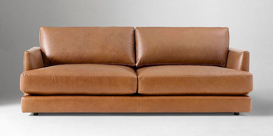 Leather Sofa + Sectional Collections | West Elm