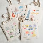 Claudia Pearson City Tote Bags
