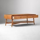 Mid-Century Storage Coffee Table (47.5")