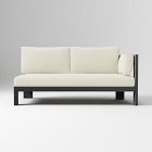 Caldera Aluminum Right Arm Sofa Cushion Cover, Crosshatch Weave, Alabaster