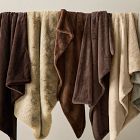 Faux Fur Plush Throw