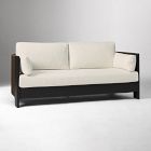 Porto Aluminum Outdoor Sofa (75"), Lounge Chair &amp; Side Table (18")
