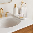 Mid-Century Double Bathroom Vanity (63"&ndash;72")