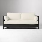Porto Aluminum Outdoor Sofa (75"), Lounge Chair &amp; Side Table (18")