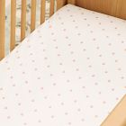Organic Shadow Dot Crib Fitted Sheet