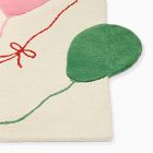 Pink Chicken Balloons Wool Rug