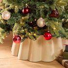 Ruffle Linen Tree Collar