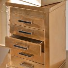 Mid-Century Champagne Lacquer Jewelry Boxes