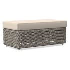 Coastal Outdoor Ottoman Cushion Cover