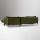 Andes 3-Piece Ottoman Sectional (90"&ndash;105")