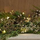 LED Metal Leaf Garland
