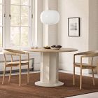 Salma Concrete Pedestal Dining Table (48")
