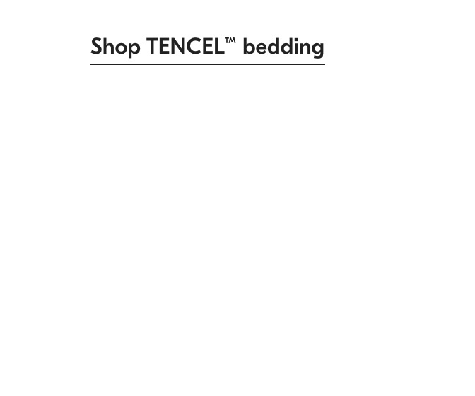 Tencel bedding