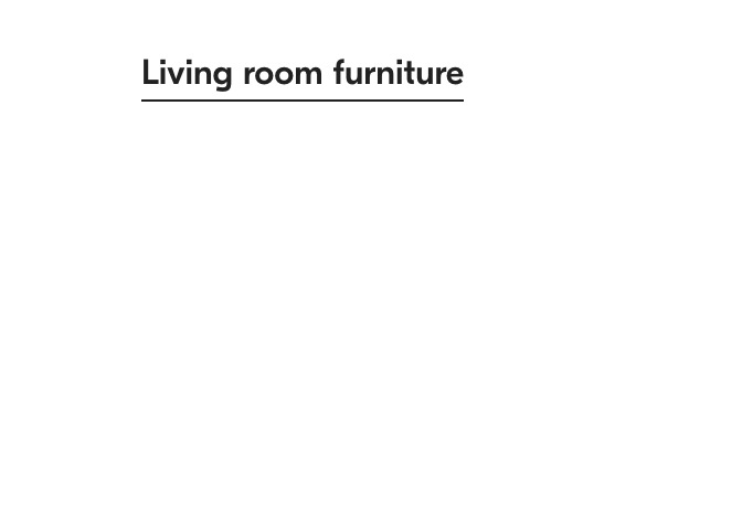 Living furniture