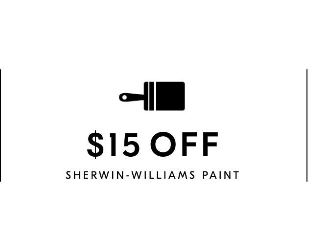 15% off Sherwin-Williams