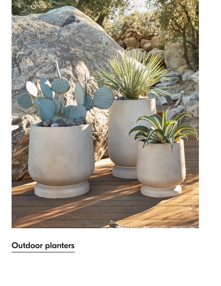 Outdoor planters