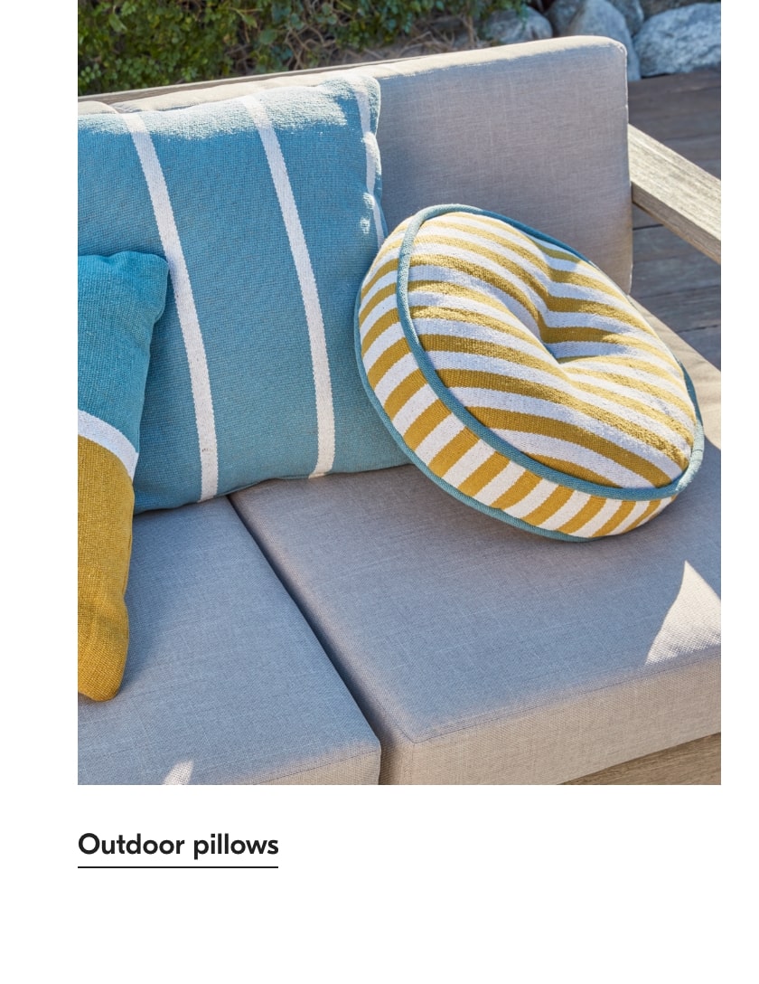 Outdoor pillows