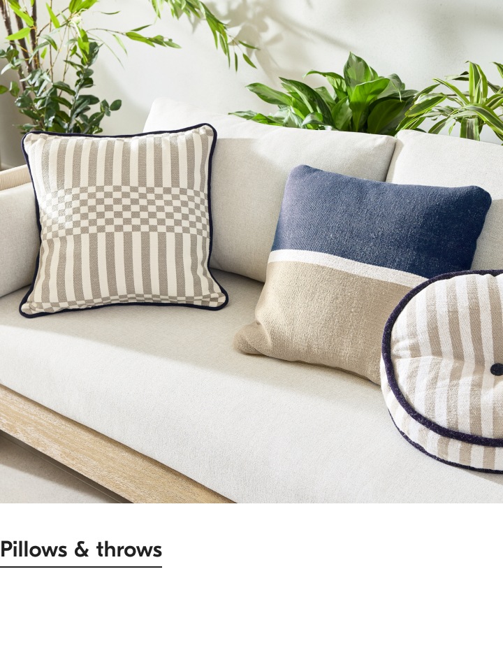 New pillows & throws