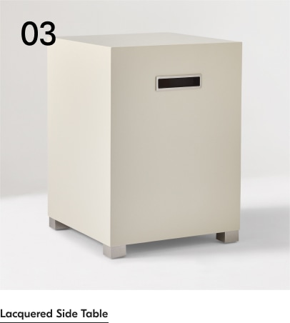 Lacquered Side Table