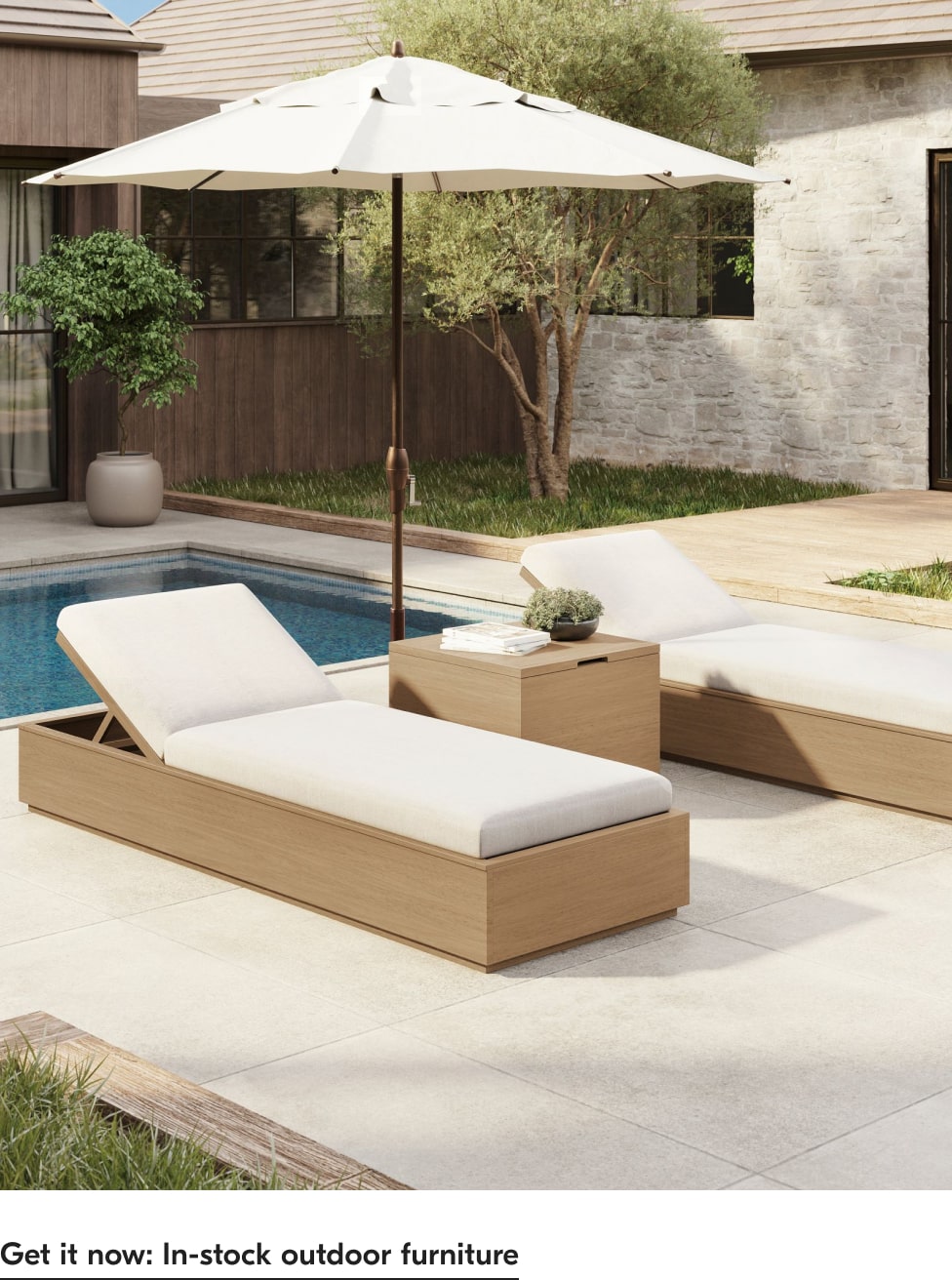 Get it now: In-stock outdoor furniture