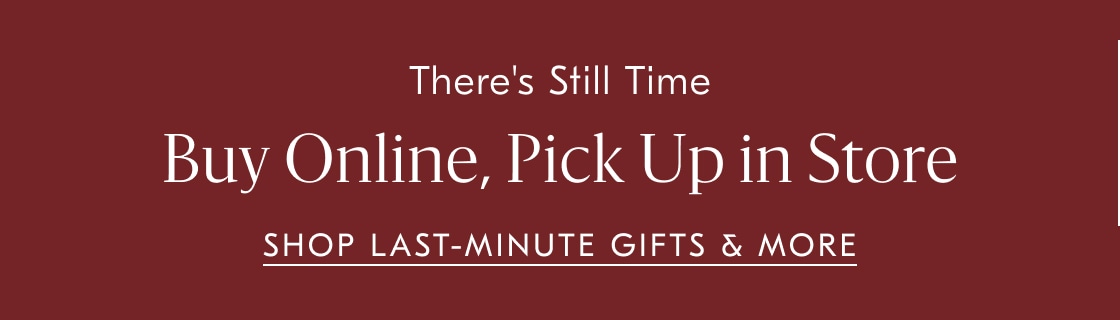 Buy Online, Pick Up In Store