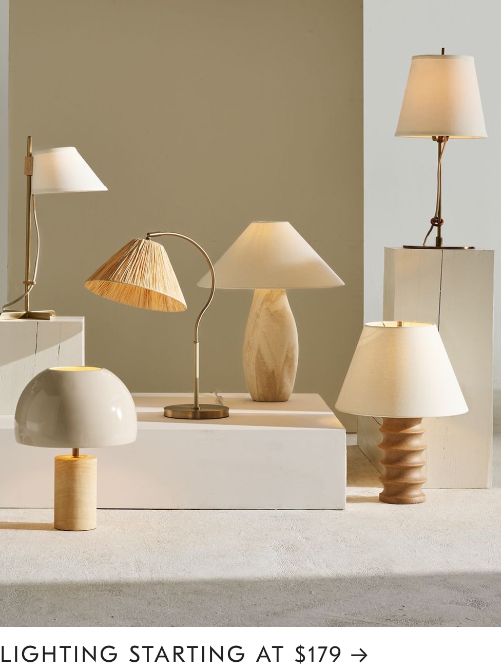 Lighting Starting at $179 Lighting Starting at $179