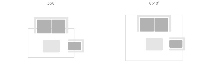 5'x8' | 8'x0' 5'x8' | 8'x0'