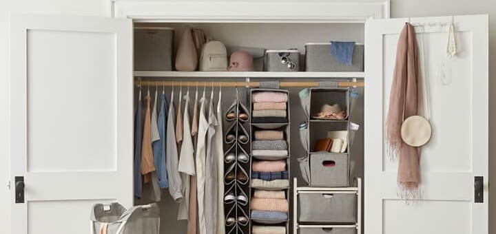 30 Clever Closet Organization Ideas, Clothing Storage Ideas No Dresser