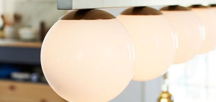 Kitchen Lighting Ideas - Linear Chandelier