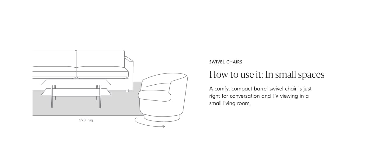 viv swivel chair dune