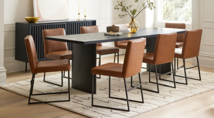 west elm table and chairs