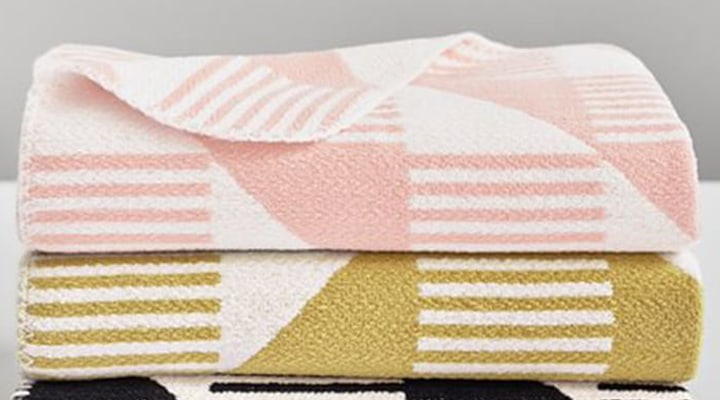 Pink and yellow blankets Pink and yellow blankets