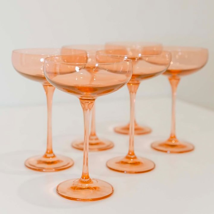 Housewarming gifts - set of champagne glasses