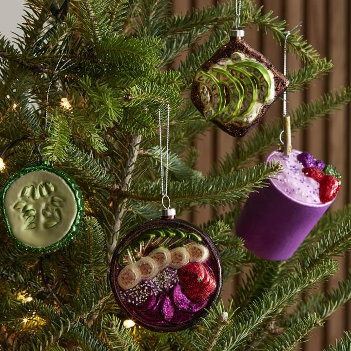 close up of food ornaments